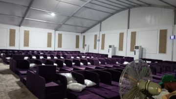 بعثة الحج السياحي تراجع تجهيزات المخيمات في منى وعرفات.. صور