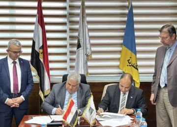 جامعة برج العرب التكنولوجية وبنك المياه المصري يوقعان بروتوكول تعاون لتعزيز الابتكار (صور)