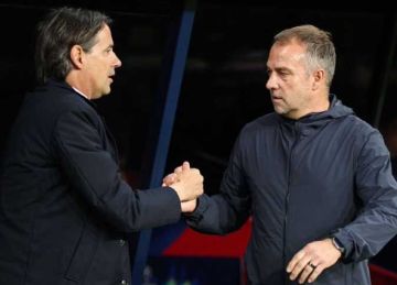 إنزاجي ضد فليك.. أبرز ما جاء في المؤتمر الصحفي لمباراة الإنتر وبرشلونة إنزاجي ضد فليك.. أبرز ما جاء في المؤتمر الصحفي لمباراة الإنتر وبرشلونة