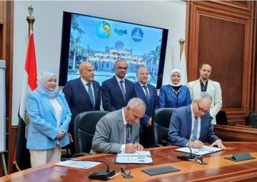 نائب وزير الإسكان يشهد توقيع بروتوكول تعاون بين شركة مياه الجيزة و هندسة عين شمس