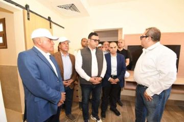 وزير الإسكان يتفقد النزل البيئي القديم والفندق الجبلى ومركز الزوار بمشروع تطوير موقع التجلي الأعظم بمدينة سانت كاترين وزير الإسكان يتفقد النزل البيئي القديم والفندق الجبلى ومركز الزوار بمشروع تطوير موقع التجلي الأعظم بمدينة سانت كاترين