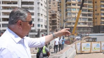 محافظ الإسكندرية يتفقد الكورنيش استعدادا لاستقبال موسم الصيف