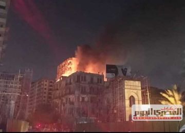 حريق في مبنى السموم بمستشفى قصر العيني والحماية المدنية تتدخل