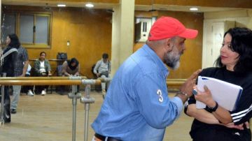 لقاء الخميسي وفريد النقراشي في بروفات الملك وأنا .. عرض استعراضي يشعل مسرح البالون صور