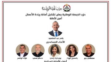  الجبهة الوطنية يعلن تشكيل أمانة ريادة الأعمال برئاسة ياسر عبد المقصود