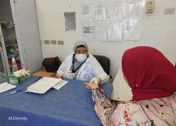 فحص 800 مواطن ضمن فعاليات القافلة الطبية المجانية بدمياط (تفاصيل)