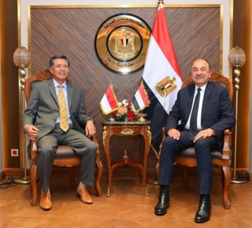 وزير قطاع الأعمال يستقبل سفير إندونيسيا بالقاهرة لبحث فرص التعاون الاقتصادي والتجاري والاستثماري