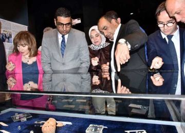 نائب محافظ الأقصر يشهد افتتاح معرض أثري بمتحف الأقصر للفن المصرى القديم