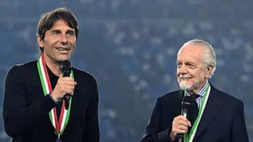 وسط ترقب يوفنتوس.. اجتماع حاسم بين رئيس نابولي وكونتي