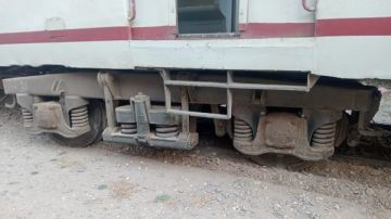 دون إصابات.. خروج قطار عن القضبان بكفر الشيخ