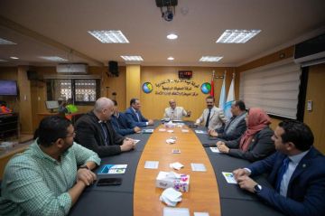 رئيس مياه الإسكندرية يستقبل وفدا من وزارة الإسكان لمتابعة خطط الطوارئ والأزمات رئيس مياه الإسكندرية يستقبل وفدا من وزارة الإسكان لمتابعة خطط الطوارئ والأزمات