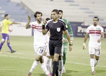 حكم مباراة الزمالك وبتروجيت في ختام الدوري المصري