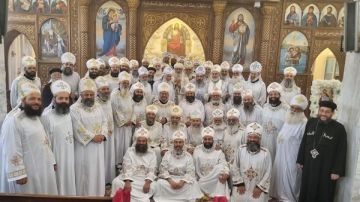 اجتماع مجمع كهنة حلوان بحضور الأنبا ميخائيل أسقف الإيبارشية اجتماع مجمع كهنة حلوان بحضور الأنبا ميخائيل أسقف الإيبارشية