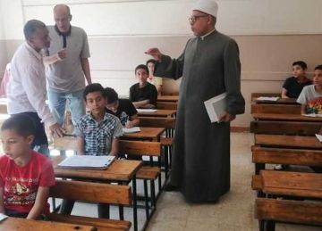 انتظام امتحانات صفوف النقل بالإعدادي والابتدائي بالمعاهد الأزهرية بالقليوبية