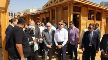 محافظ القاهرة ومستشار الرئيس للتنمية المحلية يتابعان أعمال التطوير الجارية بمنطقة القاهرة الخديوية
