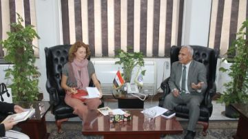 وفد من الاتحاد الأوروبي يزور البحوث الزراعية لبحث آفاق التعاون المشترك