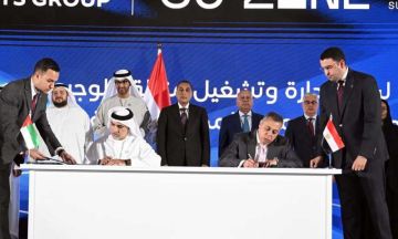 رئيس الوزراء يشهد توقيع اتفاقية لتطوير منطقة كيزاد شرق بورسعيد بين الهيئة العامة للمنطقة الاقتصادية لقناة السويس ومجموعة موانئ أبوظبي