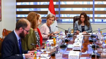 وزيرة التنمية المحلية تبحث مع سفيرة الاتحاد الأوروبي بالقاهرة مجالات التعاون وزيرة التنمية المحلية تبحث مع سفيرة الاتحاد الأوروبي بالقاهرة مجالات التعاون