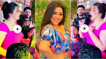 مقطع فيديو يكشف غضب رحمة محسن من تصرفات الشباب في حفل زفاف