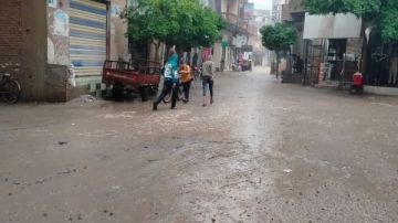 أمطار في المنوفية ورفع حالة الطوارئ لسحب المياه