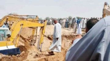 تفاصيل سقوط شخص أثناء حفر بئر بالظهير الصحراوي بديرمواس في المنيا