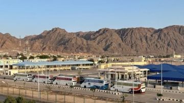 مغادرة 1397 حاجا من ميناء نويبع للأراضي المقدسة على العبارتين آيلة وسينا