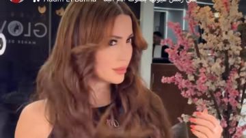 نسرين طافش تستعرض جمال شعرها الطويل في أحدث ظهور لها