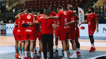 العوضي يدعم لاعبي سلة الأهلي قبل مواجهة الإتحاد السكندري