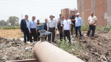 محافظ الغربية يتفقد مشروع تطوير طريق جسر مصرف الزهار وشوارع المدينة