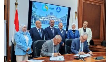 تعاون بين الجيزة و هندسة عين شمس في تنقية مياه الصرف الصحى