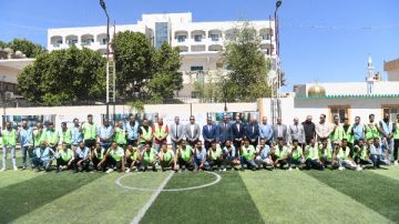 خلال تفقد مركز عزيمة..محافظ قنا يشارك في تخريج 100 متعاف من الإدمان