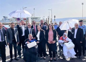 انطلاق أولى رحلات الحج السياحي البري لموسم حج 1446 هـ (صور)