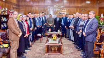 جامعة طنطا تحصد وسام نجمة المستشفيات من الطبقة الأولى تقديرا لعطائها الوطني