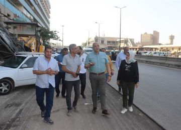 محافظ القليوبية يقود حملة لإزالة الإشغالات بشبرا الخيمة محافظ القليوبية يقود حملة لإزالة الإشغالات بشبرا الخيمة