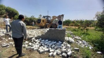 الموجة 26 بقنا..إزالة 8 حالات تعد على أراض زراعية بمركز الوقف