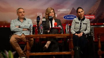 ياسمين رئيس ومحمد حفظي في ندوة فيلم فستان أبيض ضمن مهرجان الكاثوليكي للسينما