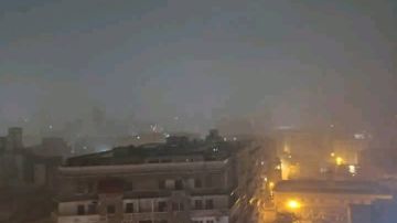 أمطار غزيرة تضرب الإسكندرية مع رياح شديدة..صور