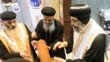 احتفالات تذكار تكريس كنيسة يوحنا الحبيب بالمنصورة.. صور