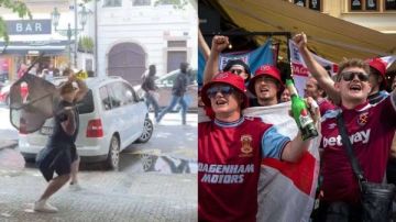 اشتباكات بين جماهير بيتيس وفيورنتينا.. والشرطة الإسبانية تتدخل