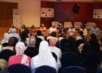 صناع السينما يناقشون دورهم في قضايا المرأة بفعاليات منتدى نوت بمهرجان أسوان صناع السينما يناقشون دورهم في قضايا المرأة بفعاليات منتدى نوت بمهرجان أسوان