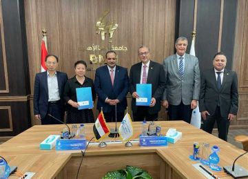 لتعزيز الشراكة الدولية: بنها الأهلية توقع بروتوكولات تعاون أكاديمي مع جامعات صينية لتعزيز الشراكة الدولية: بنها الأهلية توقع بروتوكولات تعاون أكاديمي مع جامعات صينية