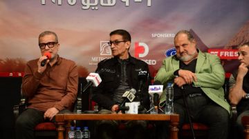 كواليس وأسرار فيلم الدورة 73 .. شريف منير وخالد الصاوي في ندوة ليه تعيشها لوحدك صور