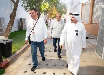 رئيس الجمعيات الأهلية يجري معاينة ميدانية لمخيمات الحجاج في عرفات ومنى
