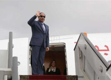 الرئيس السيسي يغادر بغداد عقب مشاركته في القمة العربية الـ34 الرئيس السيسي يغادر بغداد عقب مشاركته في القمة العربية الـ34