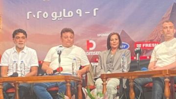 هاني خليفة في ندوة فيلم رحلة 404 في المركز الكاثوليكي