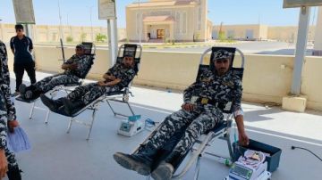مديرية أمن البحر الأحمر ينظم حملة للتبرع بالدم مديرية أمن البحر الأحمر ينظم حملة للتبرع بالدم