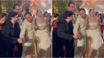 ملابس هندية.. مصطفى حجاج يحيي حفل زفاف رامي عاشور