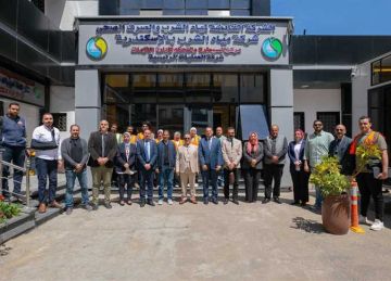 رئيس مياه الإسكندرية يستقبل وفدا من وزارة الإسكان لمتابعة خطط الطوارئ والأزمات