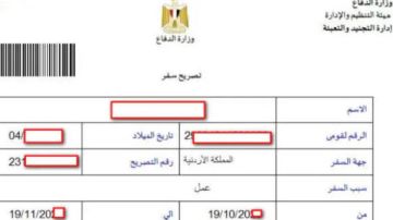 استخراج تصريح سفر إليكتروني .. رابط مباشر