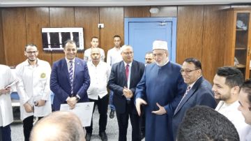 وكيل الأزهر يتفقد مستشفى سيد جلال الجامعي ويشيد بالخدمات الطبية.. صور